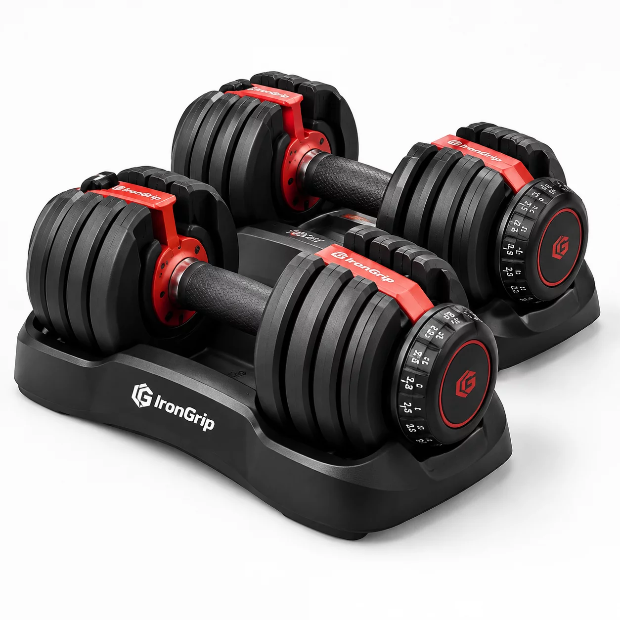 IronGrip 调节式哑铃套装 24kg